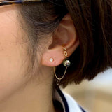 【Semi Order】K18/Pt SHIPPO Ear Cuff 七宝イヤカフ