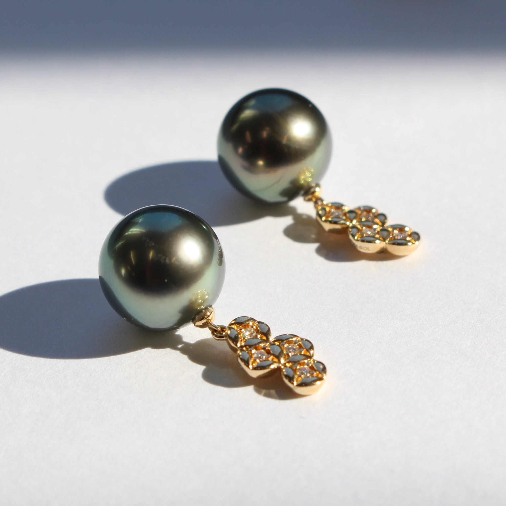 Semi Order】K18/Pt SHIPPO Earring 七宝ピアス｜ORIORI-Morden